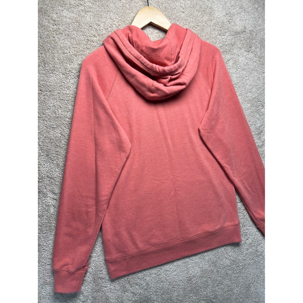 The North Face Womens Hoodie Coral Pink Pullover Hooded Sweatshirt Large - Picture 10 of 11